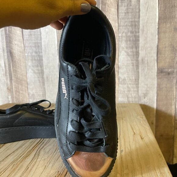 Puma Basket Metallic Shoes - Picture 2 of 9